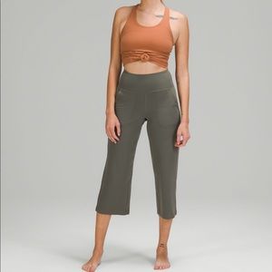 Lululemon Align wide leg crop 23". New with tags. Green.